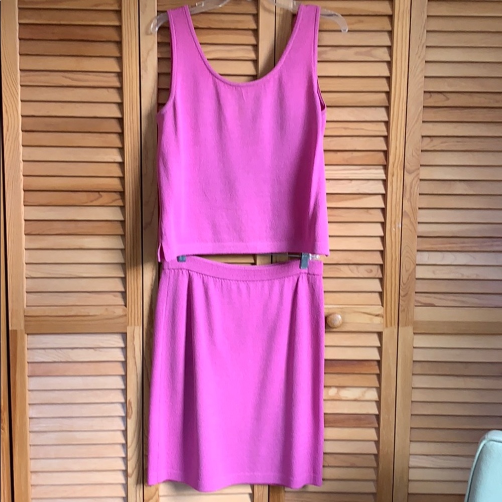 St. John 2 PIECE SET Pretty in Pink! Sz S/6